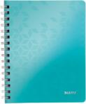 Leitz Caiet de birou LEITZ Wow, PP, A5, turcoaz metalizat - dictando (L-46390051)