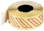  ETICHETE PRET 26x12 mm, 1500 buc/rola, ALBE (2888alb)