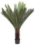 Bizzotto Palmier artificial Cycas cu 28 frunze in ghiveci 120 h (0172619deco)