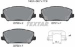 TEXTAR Sada brzdových platničiek kotúčovej brzdy TEXTAR 2272001 (2272001)