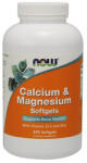 NOW Calcium & Magnesium with Vit D and Zinc / 240 Softgels