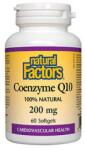 Natural Factors Coenzyme Q10 200 mg / 60 Softg