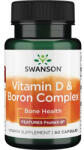 Swanson Vitamin D & Boron / 60 Caps