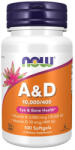 NOW Vitamin A & D 10, 000 / 400 IU / 100 Softgels