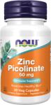 NOW Zinc Picolinate 50 mg / 30 Vcaps