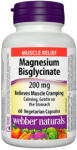 Webber Naturals Magnesium Bisglycinate 200mg / 60Vcaps