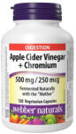 Webber Naturals Apple Cider Vinegar 500 mg + Chromium 250 mcg / 120 Vcaps
