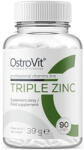 OstroVit Triple Zinc / Gluconate + Picolinate + Citrate / 90 Caps