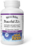 Natural Factors Stress Relax Peaceful Zzz - Melatonin-free / 60 Vcaps