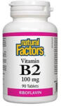 Natural Factors Vitamin B2 100 mg / 90 Tabs
