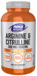 NOW Arginine 500mg & Citrulline 250mg / 240 Vcaps