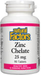 Natural Factors Zinc Chelate / 25mg 90tabs