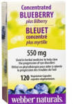 Webber Naturals Blueberry BlueRich® + Bilberry BillberryRich® / 120 Caps