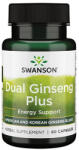 Swanson Dual Ginseng Plus / 60 Caps