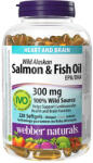 Webber Naturals Wild Alaskan Salmon & Fish Oil / 200 Softgels