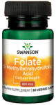 Swanson Folate 5-Methyltetrahydrofolic Acid 800mcg. / 30 Vcaps