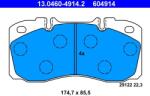 ATE set placute frana, frana disc ATE 13.0460-4914.2 (13.0460-4914.2)