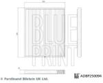 BLUE PRINT Filtru, aer habitaclu BLUE PRINT ADBP250094 (ADBP250094)