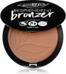 puroBIO Cosmetics Resplendent autobronzant cu efect matifiant culoare 05 Warm Brown 9 g