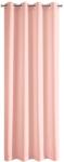 Eurofirany Rita egyszínű dekor függöny Pasztell rózsaszín 140x250 cm (404679)