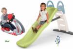 Smoby Set tobogan cu dublu val și simulator cu sunete și lumini Toboggan Life Smoby lungmea suprafeței de alunecare 200 cm cu apă (SM820405-23)