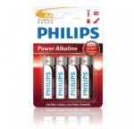 Philips Батерии алкални Philips Power AA, 1.5V, 4 бр (LR6P4B/10)