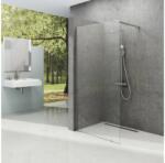 RAVAK Walk-In Wall perete cabină de duș walk-in 90 cm aluminiu luciu/sticla transparentă GW9W70C0SZ1 (GW9W70C0SZ1)