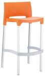 RFG Бар стол RFG Joy, пластмасов, оранжев (035 GIO/ORANGE)