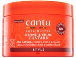  Cantu Shea Butter Define & Shine Custard hajformázó krém fényes hullámos és göndör hajért 340 g