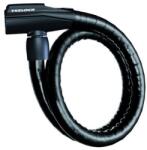 TRELOCK PK 360 kulcsos görgős zár, 100 cm x 19 mm, vázkonzol nélkül, füst színű