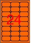 APLI Etikett, 64x33, 9 mm, színes, kerekített sarkú, APLI, neon narancs, 480 etikett/csomag (LCA2871) - jatekotthon
