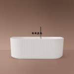 Oltens Hamnes fal mellé szerelhető fűrdőkád 170x80 cm négyszögletes fehér 12026000 (12026000)