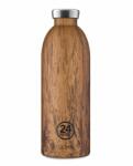 24Bottles Clima 850 ml Rozsdamentes Acél Termosz Sequoia Wood