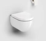 Clou BV Hammock wc csésze lassú záródású ülőkével függesztett perem nélkül fehér fényes CL/04.01080 (CL0401080)