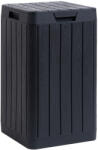 TOOMAX Rio Garden Grafit 80 Literes Műanyag Kültéri Szemetes - Grafit