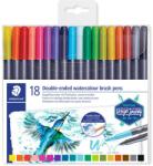 STAEDTLER Marsgraphic Duo 0, 5-0, 8/1, 0-6, 0 mm Tűfilc készlet - 18 szín (3001 TB18) (3001 TB18)