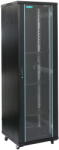 Spacer CABINET 19" SPACER 27U 600x1000mm, de podea, Flatpack (dezasamblat), Black, usa sticla cu blocare, panouri laterale detasabile, otel 2mm, sarcina maxima 1000Kg, "SPCN-27U-1000-BK-03 (SPCN-27U-1000-BK-