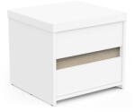  CLYDE éjjeliszekrény - fehér (10000014475)