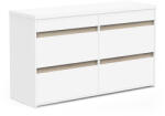  CLYDE hatfiókos komód - fehér (10000014477)