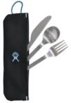 Hydro Flask FLATWARE SET STAINLESS / POUCH RAIN Set 001 Black