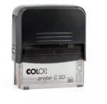 Colop Bélyegző C50 Printer Colop átlátszó fekete ház/fekete párna (15314105) - tonerpiac