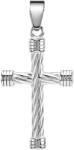 HARAHU Pandantiv pe lanț HO-34548 Cross - Argintiu KP34548
