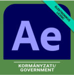Adobe After Effects for teams - Kormányzati, Többnyelvű, Új előfizetés, 12 hónap (30002172CC01A12)