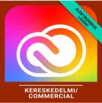 Adobe Creative Cloud Pro for teams All Apps - Kereskedelmi, Többnyelvű, Új előfizetés, 12 hónap (65304579CA01A12)