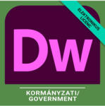 Adobe Dreamweaver - Pro for teams - Kormányzati, Többnyelvű, Új előfizetés, 12 hónap (30002263CC01A12)