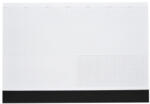 Realsystem Asztali könyöklő fehér lapokkal fekete műbőrcsíkkal 570 x 390 mm Realsystem 2026/2027 (52012)