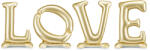  Álló fólia lufi 'LOVE', 350x114 cm, arany (FB271S-019)