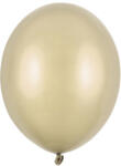  Erős léggömbök 12 cm, fémes hideg arany (1 db / 100 db) (SB5M-019Z)