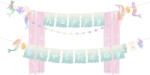Banner Happy Birthday Mermaid, 130x100cm, mix (GRL123)