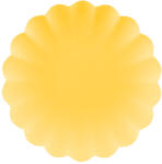  Műanyag tányérok Fodor, 22 x 22 cm, sárga (1 pkt / 4 db. ) (TPL1-084)